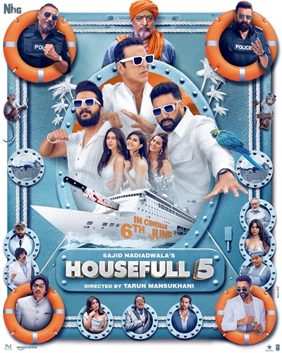 Housefull 5 (A) 2025 Hindi PreDVDRip 480p 400MB 720p 1GB