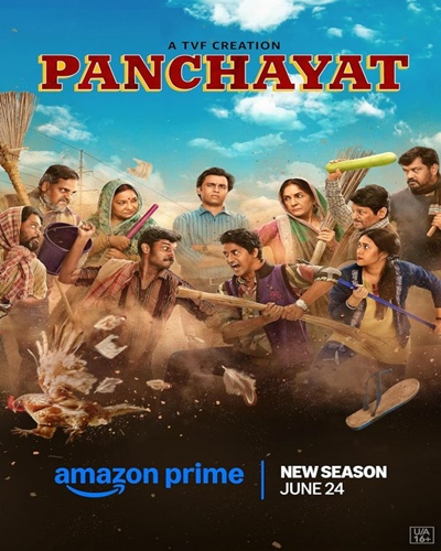 Panchayat 2025 Hindi ORG S04 [E01 To E08] Complete HDRip 480p 720p ESubs